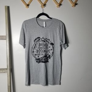 NWOT BELLA CANVAS LIGHT GRAY NATIONAL LAMPOON'S CHRISTMAS VACATION TEE SIZE M